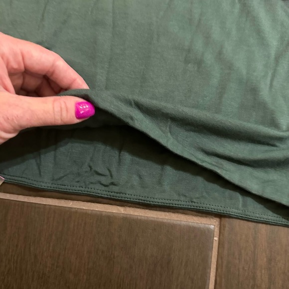 NWT J. Crew Green Pine Solid Open Back Velvet Bow FormKnit Long Sleeve Top Med - Picture 9 of 16